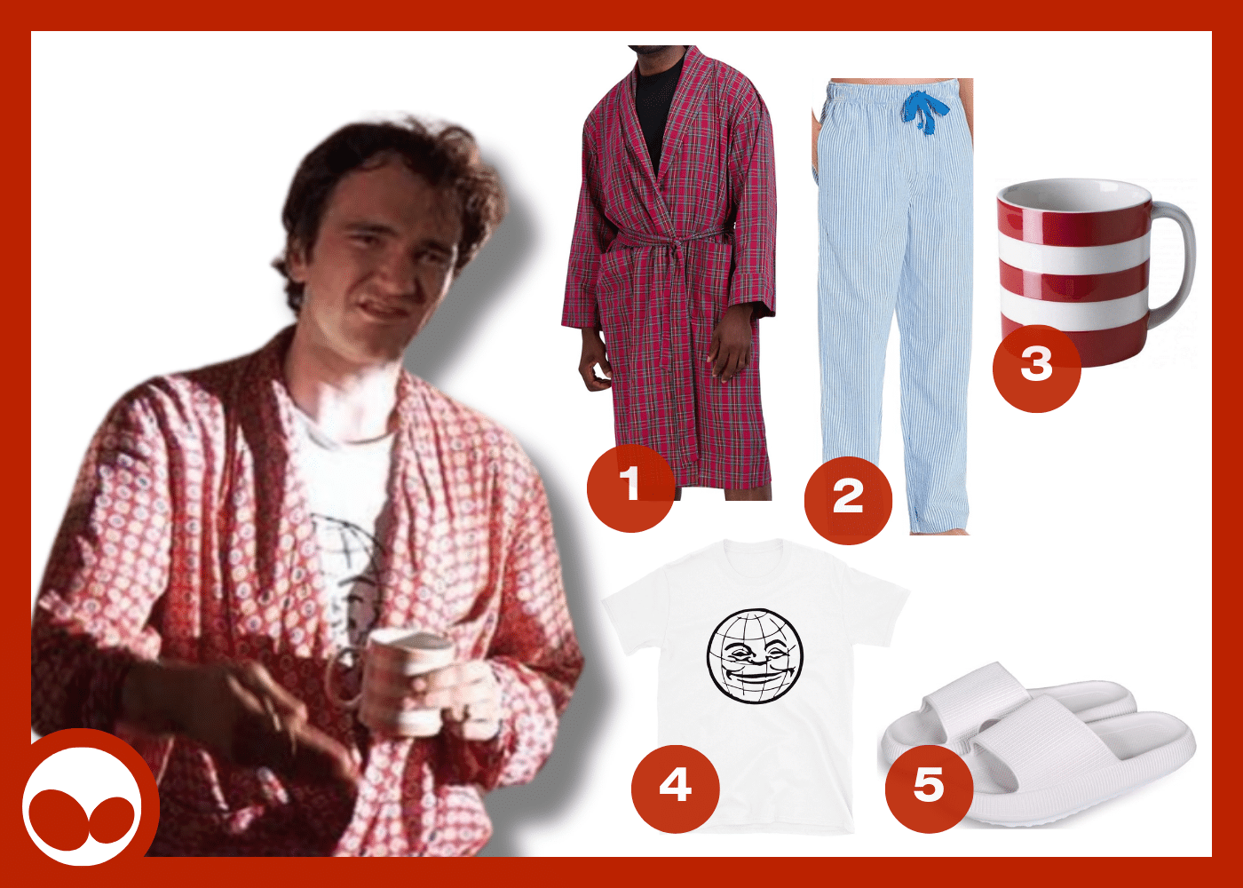 Red Robe Pulp 8+ Pulp Fiction Costume Ideas with DIY Guides: Vincent Vega, Mia ...