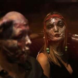 Infinity Pool movie masks