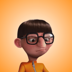 Vector from Despicable Me 2 on an orange background.