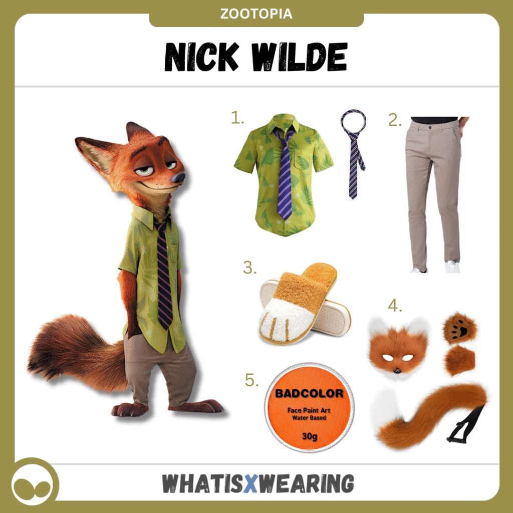 Nick Wilde Zootopia Costume Guide