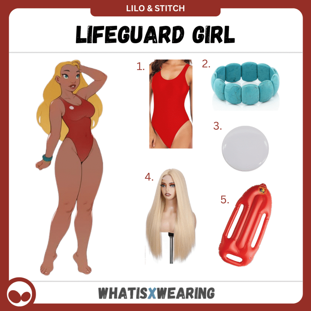 Lifeguard Girl from Lilo and Stitch costume guide