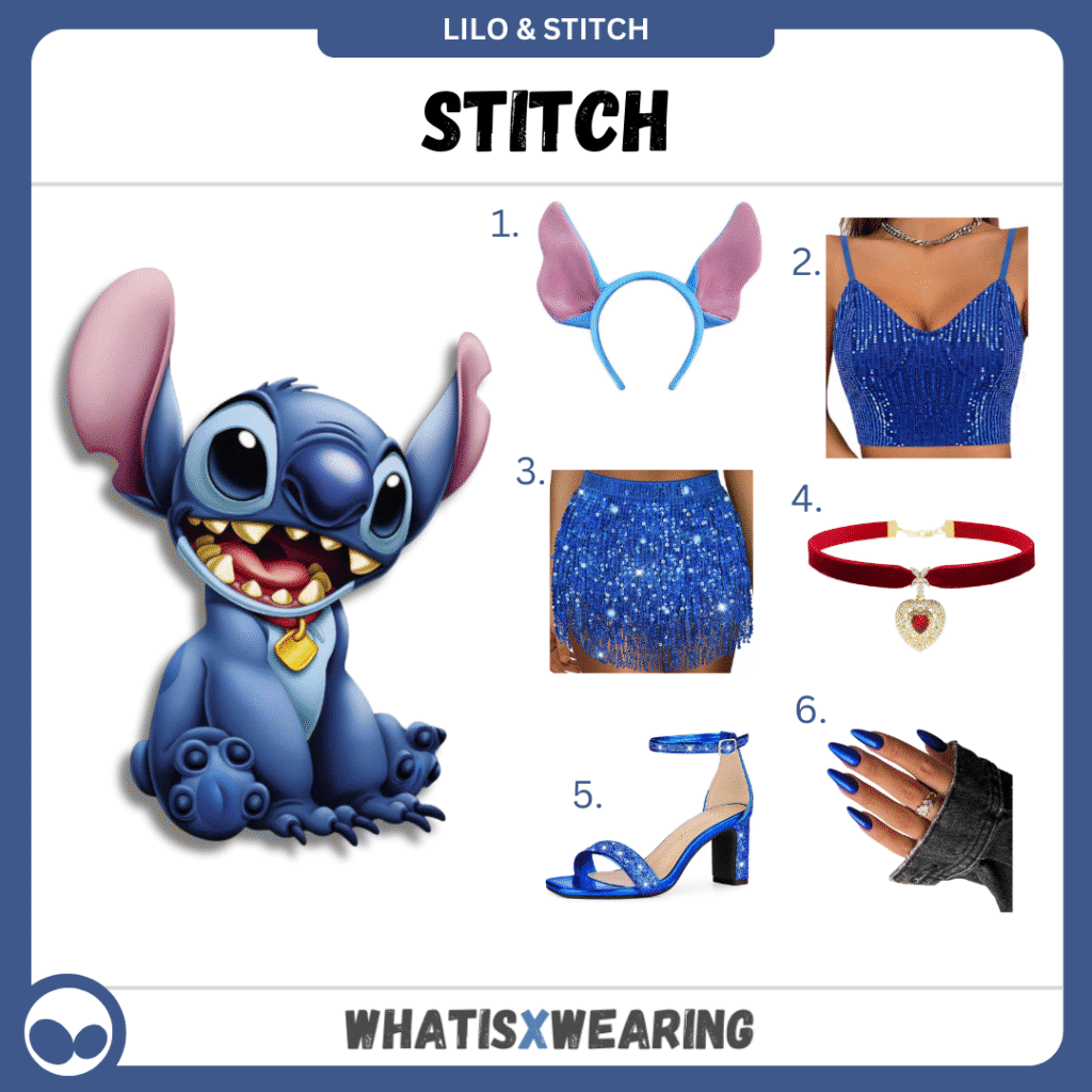 Female Stitch costume guide