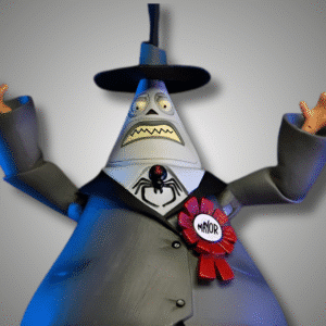 How to dress like Halloween Town Mayor from The Nightmare Before Christmas