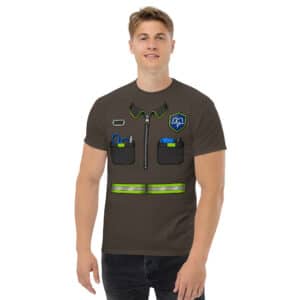 Paramedic Costume Shirt | EMT Uniform Tee | Easy First Responder Costume