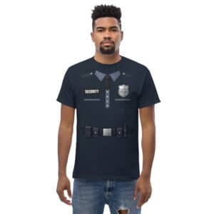 Security Guard Costume Shirt | Security Officer Uniform Tee | Easy Halloween Costume