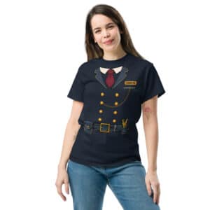 Train Conductor Costume Shirt | Railroad Uniform Tee | Train Lover Gift