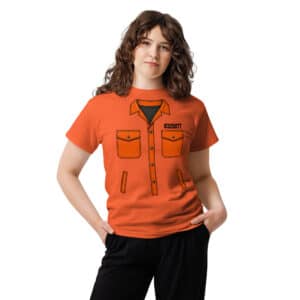 Prison Inmate Costume Shirt | Prisoner Uniform Tee | Easy Halloween Costume