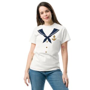 Sailor Costume Shirt | Navy Uniform Tee | Nautical Lover Gift